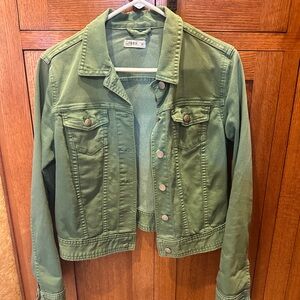 GAP 1969 small Women's Green Denim Jacket excellent condition